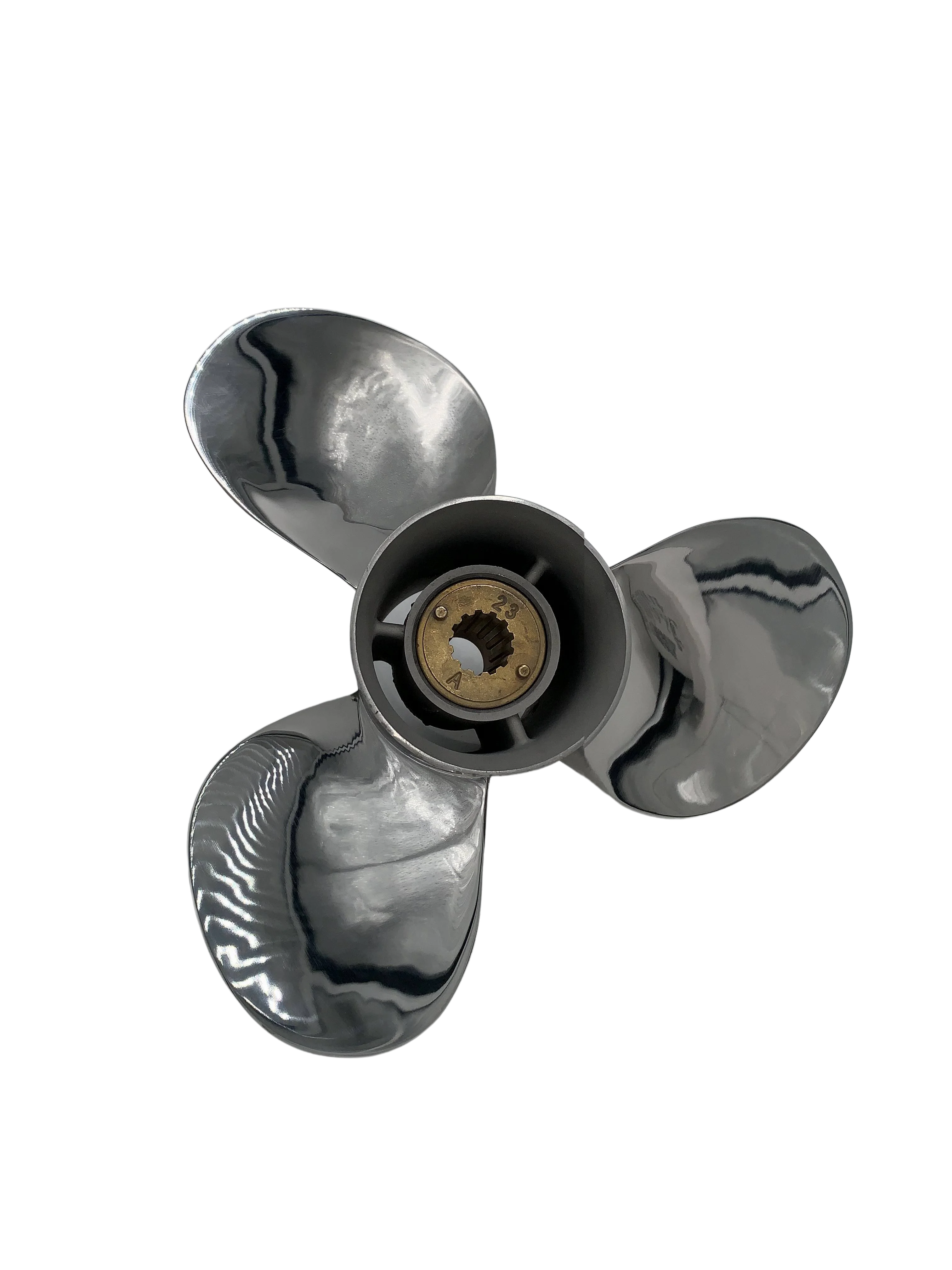 Boat Propeller 11x15 for Mercury 40HP-60HP 3 Blades Stainless Steel Prop SS 13 Tooth RH 11x15