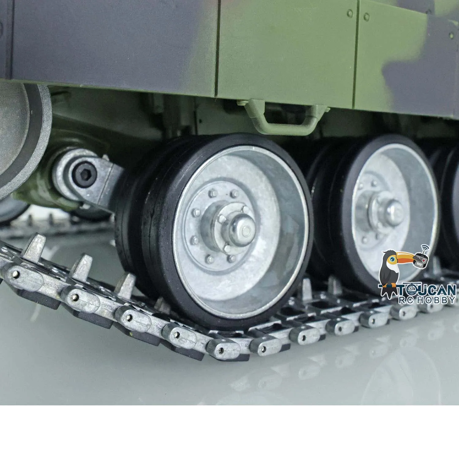 Toucan Controlled Toys 1/16 Heng Long 7.0 Leopard2A6 RC Tank 3889 Barrel Recoil Metal Tracks W/ Rubbers RTR  Car TH17593-SMT8 6