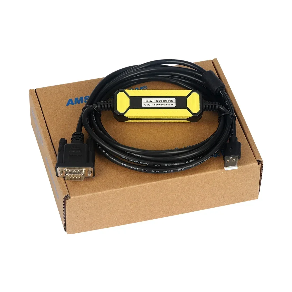 프로그래밍 디버깅 케이블, Yaskawa L SGDA SGDB SGDE 서보 데이터 다운로드 라인 USB-DE9408565 적합