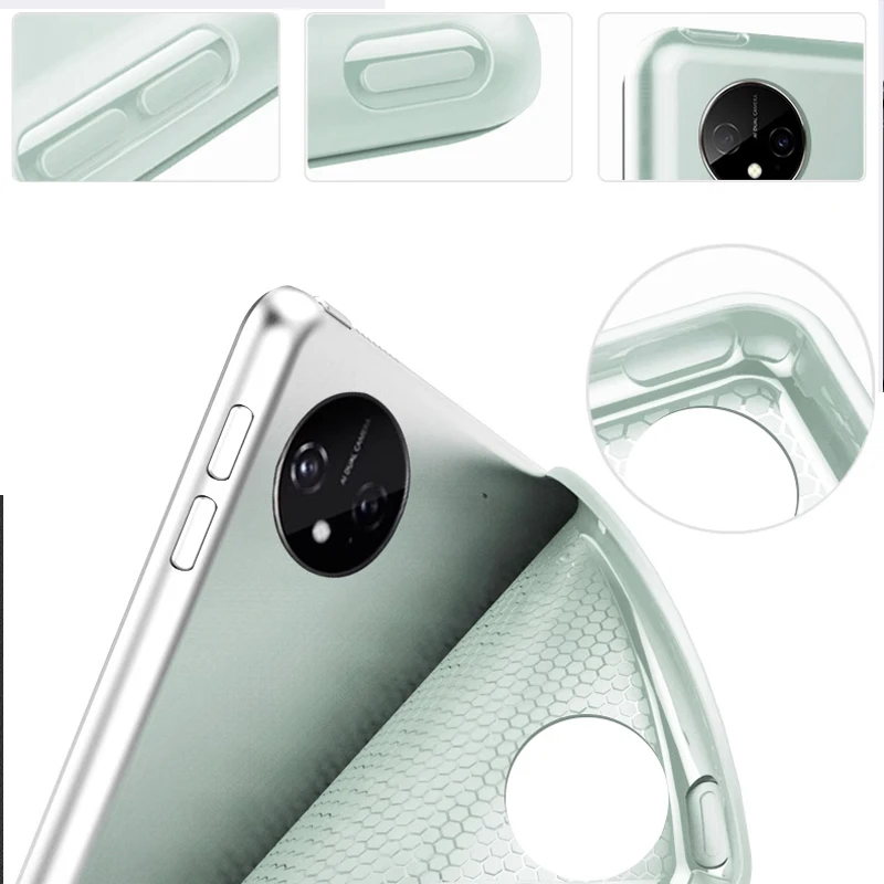 Magnetic Folding PU Stand Soft TPU Back Cover