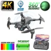 AE6 /MAX Professional FPV 4K Camera Drone with DUAL Camrea Brushless GPS Quadcopter 360° Obstacle Avoidance Drone RC Toys 1