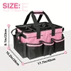 1pcs Multipurpose Cleaning Tool Organizer Bag Portable Crossbody Design Durable Oxford Fabric Storage Pouch for Home Car Travel 3