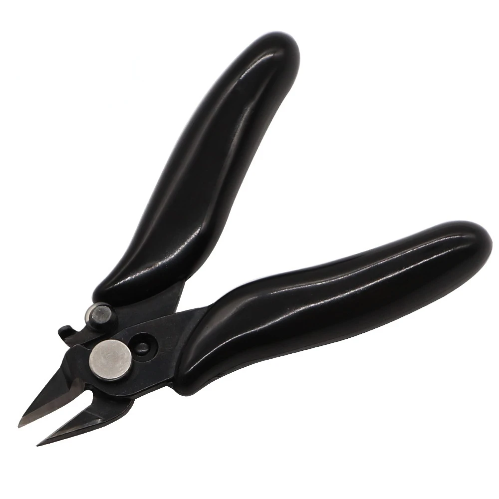 Diagonal Pliers 3.5 Inch Mini Wire Cutter Small Soft Cutting Electronic Pliers Wires Insulating Rubber Handle Model Pliers image 7