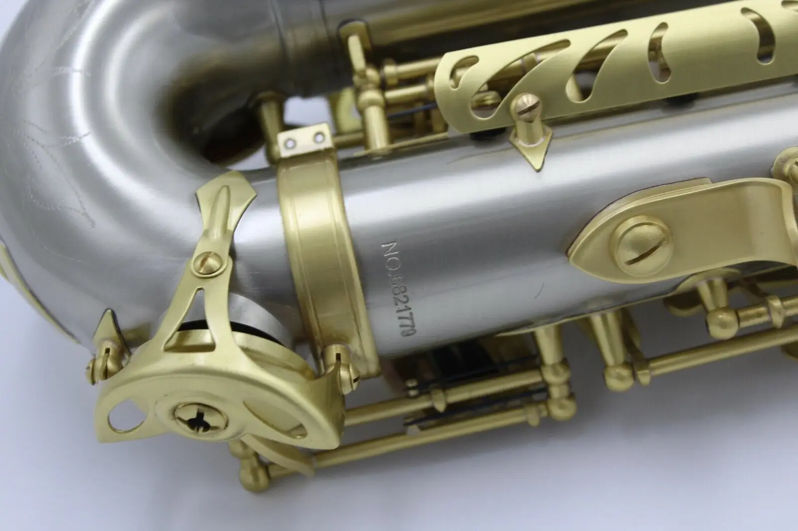 Eastern music professional white copper alto saxophone