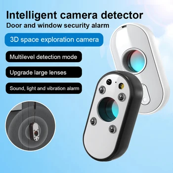 Wireless Camera Detector Anti-Peeping Hidden Devices Scanner Security Protection Infrared Camera Finder for Travel Office Hotel 4