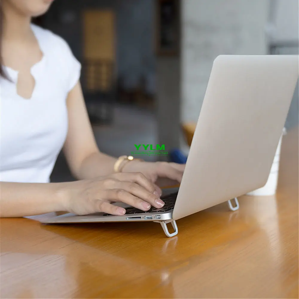 Portable Aluminum Laptop Stand and Keyboard Holder