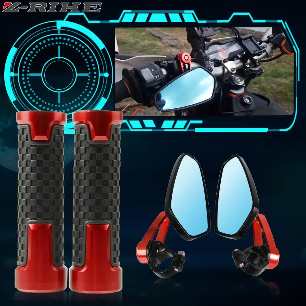 Specchietto Retrovisore Moto 7/8 "22Mm Specchietti Retrovisori Laterali Manubrio Per Honda Cbr600F Cbr600 F2 F3 F4 F4I Cbr600Rr Cbr 600