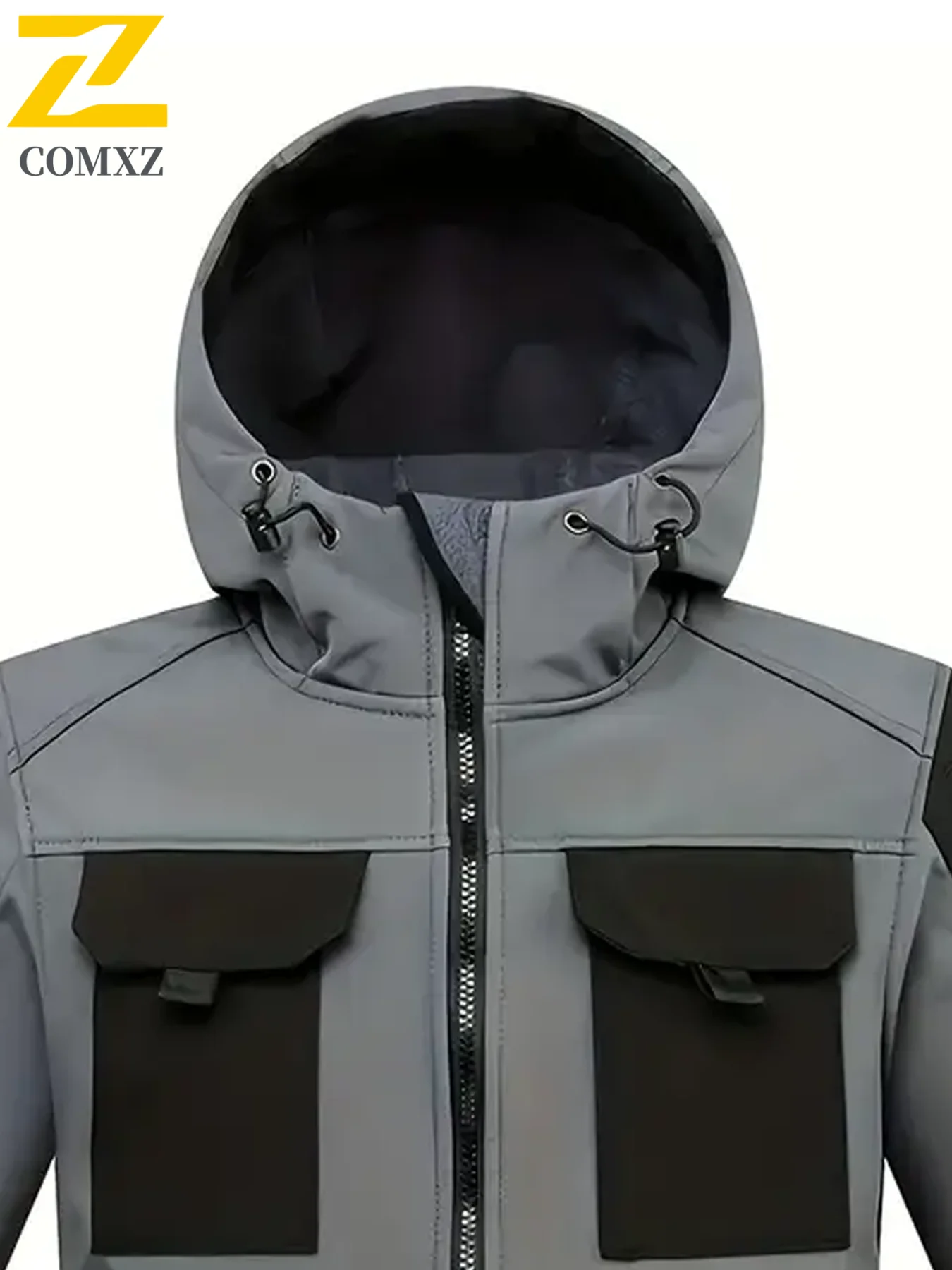 EiAO ​Men's Military Tactical Jacket Waterproof Softshell Hunting Coat Outdoor Combat Sports Windbreaker