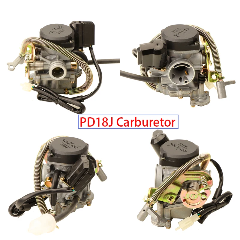 DOCAS GY6 50cc Carburatore,Carburatore Motore 4 Tempi compatible per 49CC 50 CC 80CC 139QMB PD18J Dirt Bike Motocross Motorrad Go Karts Scooter Quad ATV