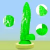 Alien Color Masturbation Cock Bitter Melon Gay Female Simulation Silicone Dildo Back Court Butt Plug Adult Sex Toy Vaginal flirt 1