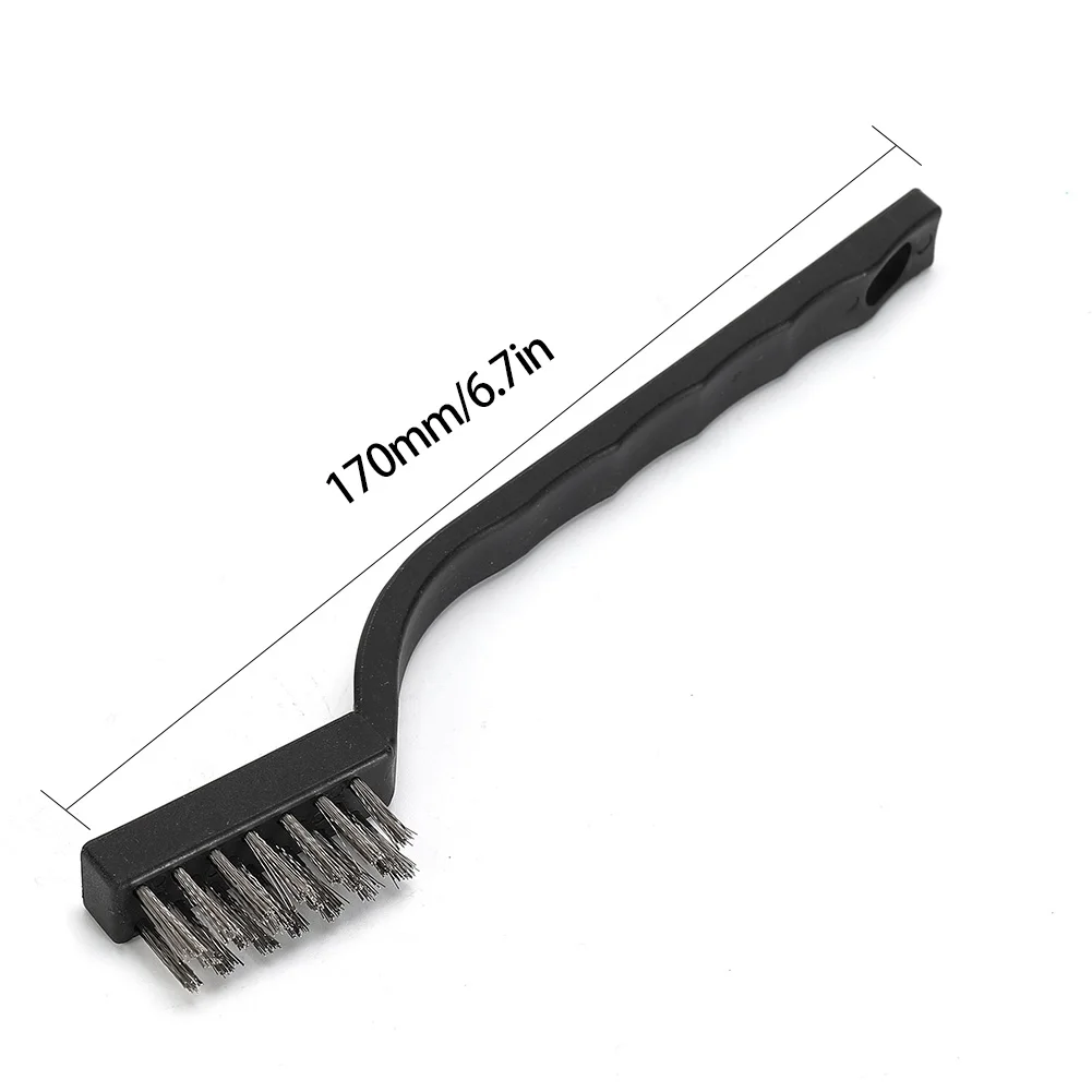 

12pcs Cleaning Wire Brushes DIY Paint Rust Remover Removal Machinery Maintenance Metal Unprocessed Parts Brush