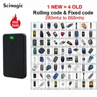 Universal Multifrequency 280 to 868 Mhz 433.92MHz Remote Control Garage Command Fixed Rolling Code Gate Keychain Clone - Image 4