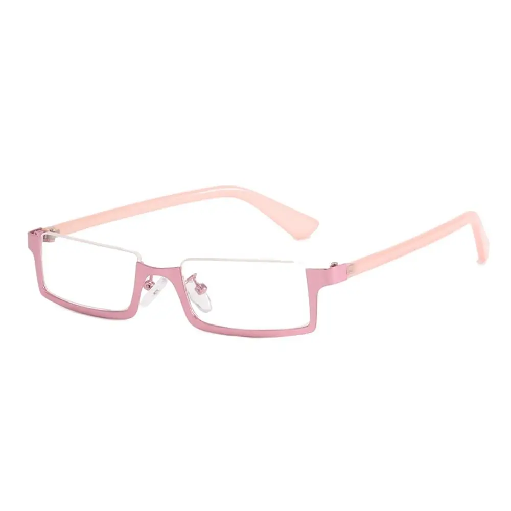 Portable Blue Ray Blocking Anti-Blue Light Glasses Ultralight Eye Protection Computer Goggles Metal Square Eyeglasses Men Women