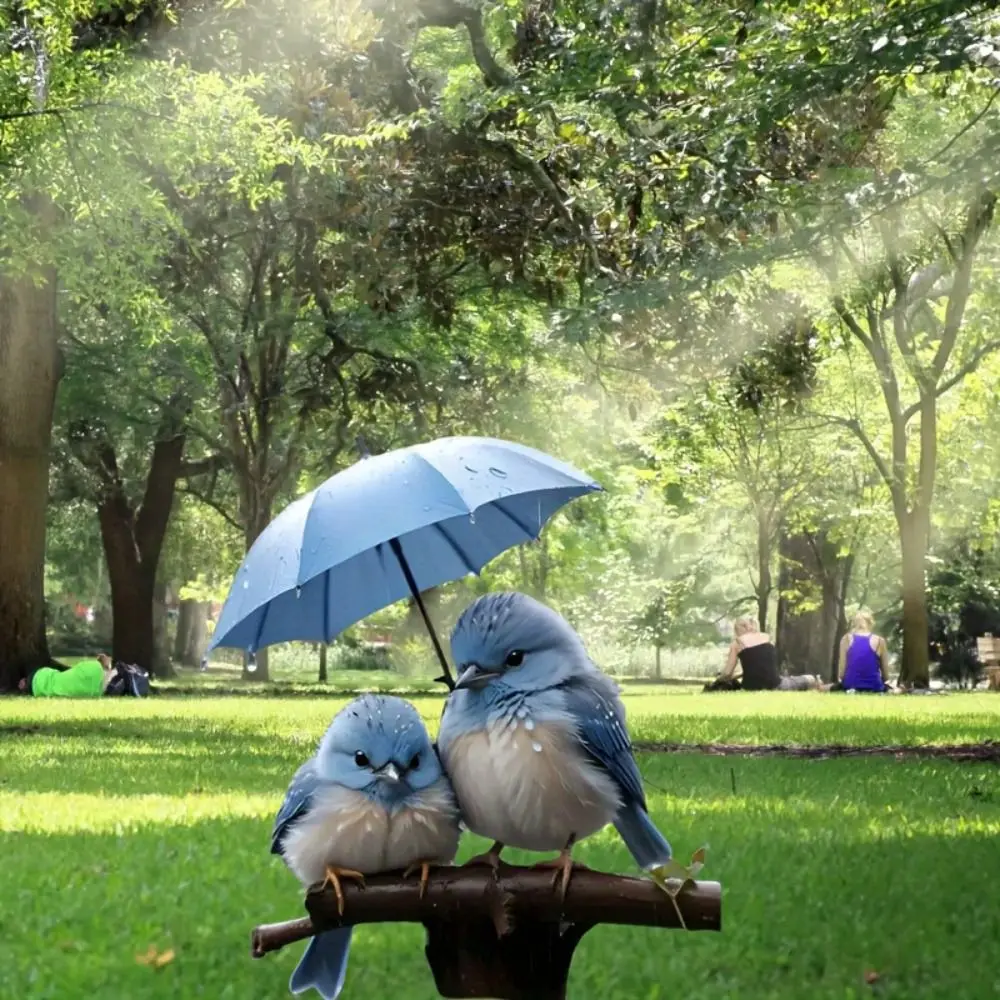 Description Picture 6 of itemCrafts Acrylic Bird Garden Pile Cute Creative Garden Stake Multi Functional Waterproof Garden Floor Plugs Bonsai