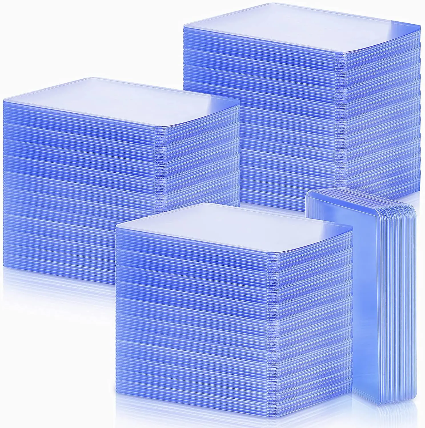 

60 Pcs Topload Card Clear Sleeves Holder Trading Card Topload for Baseball Card,Sports Cards,Trading Card (3 x 4 Inch) 35PT