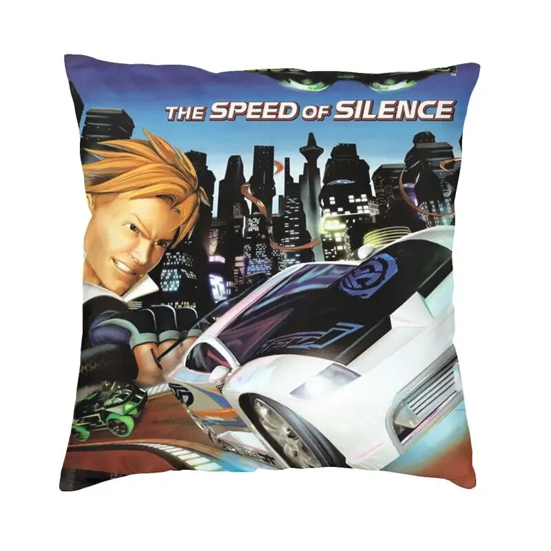 Sport Car Hot Wheels Acceleracers Fodere Per Cuscini Decor Home Modern Cartoon Car Cuscino Per Sedia Federa Quadrata