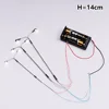 10Pcs Model Railway Warm White HO Scale Lamps Post 1:87 Street Light Single Head Lamps Model Street Lights Garden Decoration 6