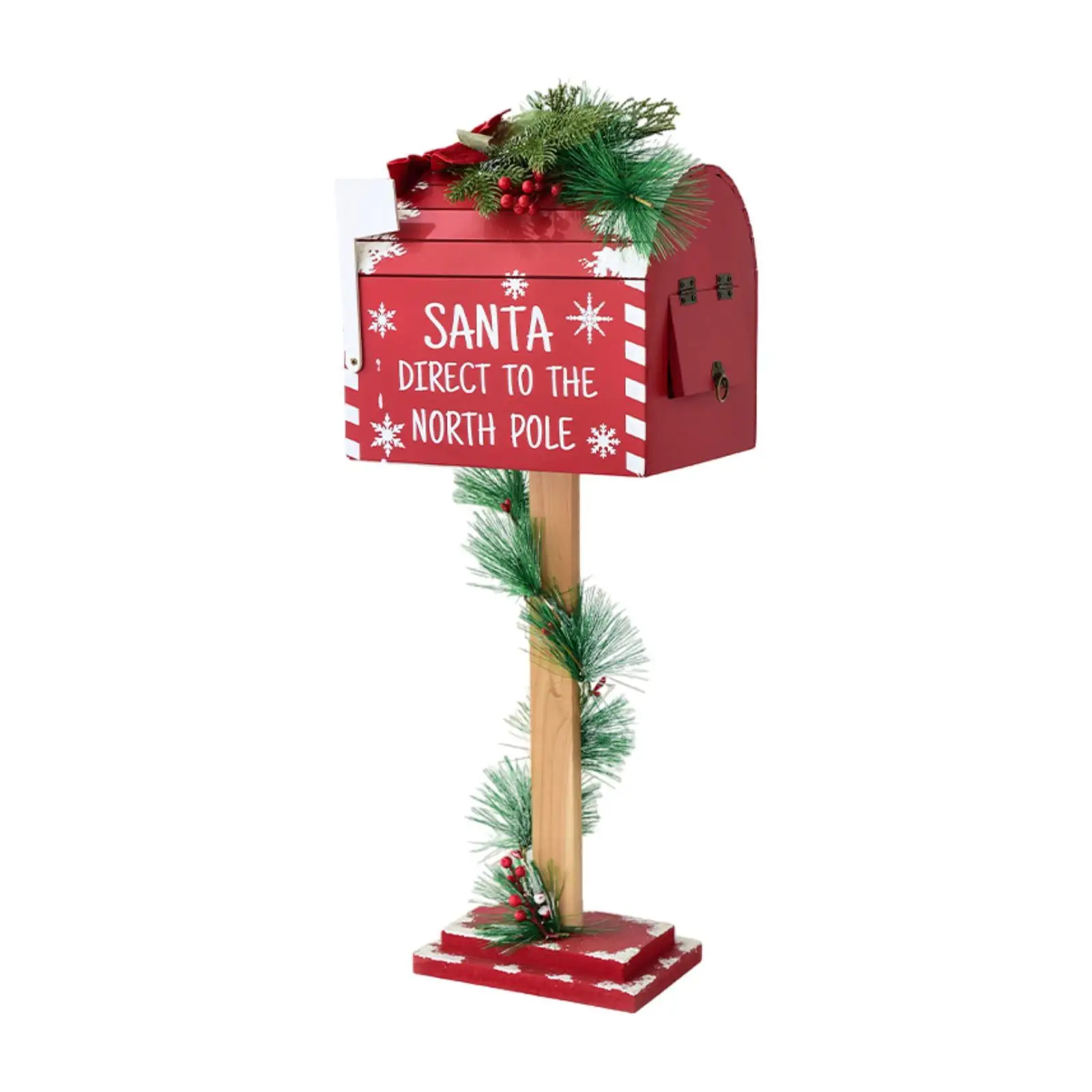 Christmas Decoration Santa Mailbox 24.4 inch Mail Box for Holiday Cafe Hotel Christmas Decoration Santa Mailbox 24.4 inch Mail Box for Holiday Cafe Hotel