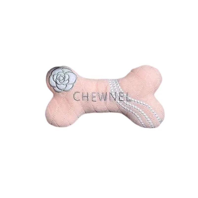 Peluche Chien CHEWNEL - Jouet Grinçant Luxe - 2025 - Vêtement et accessoires pour chiens - Doglovedesign