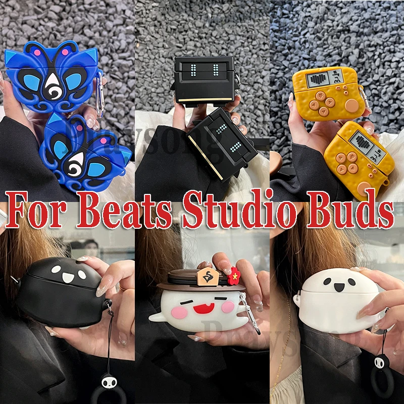 Custodia Per Cartoni Animati Di Moda Per Beats Studio Buds Custodia Creativa Per Auricolari Carini Per Beats Scatola Di Ricarica Wireless Beats Buds F