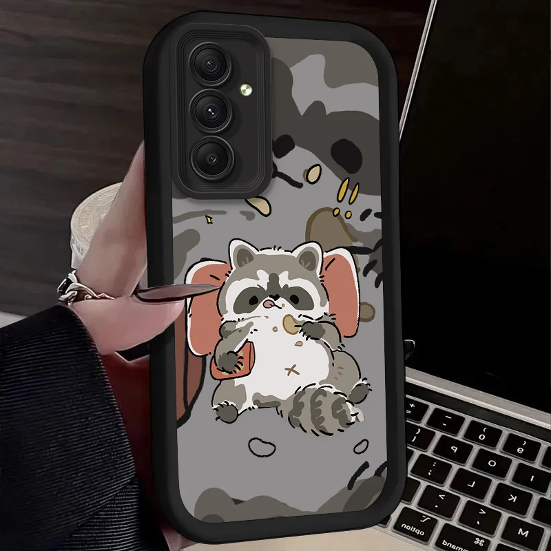 Adorable Raccoon Silicone Phone Case