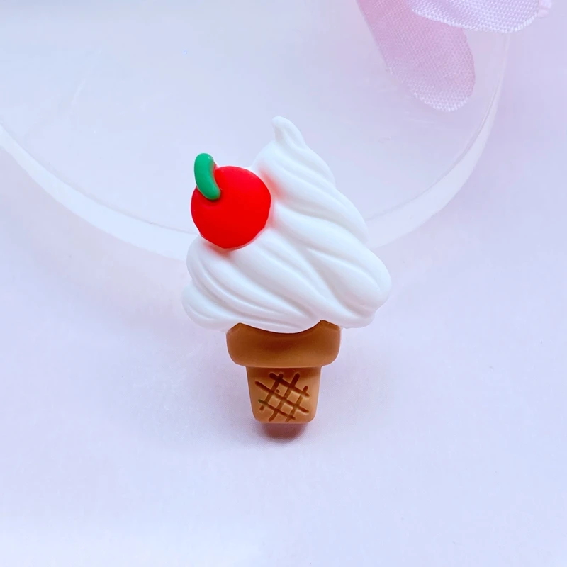 Kawaii Cake Popsicle Lollipop Flat Back Acrylic Cabochons Scrapbooking DIY Jewelry Craft Decoration Accessorie 10Pcs ornament crafts