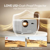 U12 Full HD 1080P Projector 4K 800 ANSI Android WiFi 6 Auto Focus Home Theater Projectors for Movie Meeting Video 3