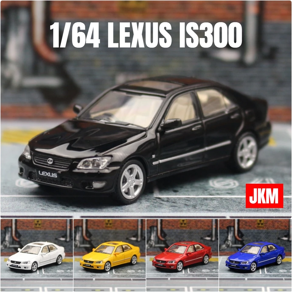 1/64 Lexus IS300 Sedan Miniature Model JKM 1:64 Premium Toy Car
