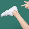 Girls' White Cheerleading Shoes Light Breathable Stylish Trainers for Dance Tennis & Cheer Competitions Youth Aerobics 3