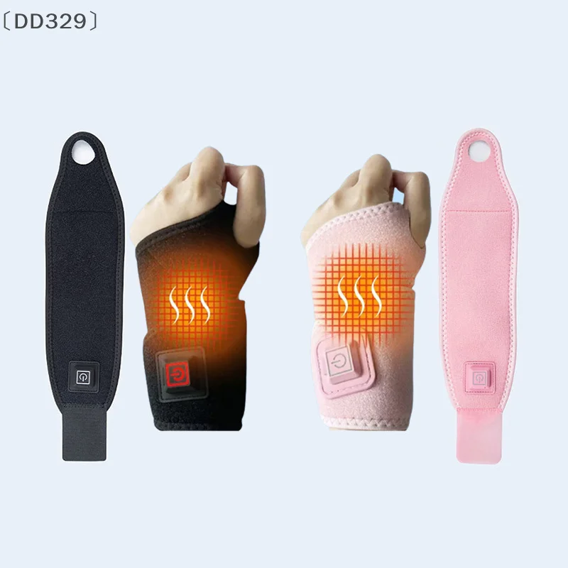 〔DD329〕Wrist Heating Pad,Portable Electric Heating Pad,Heated Wrist Wrap,Three Adjustable Levels,Heated Wrist Brace For Office