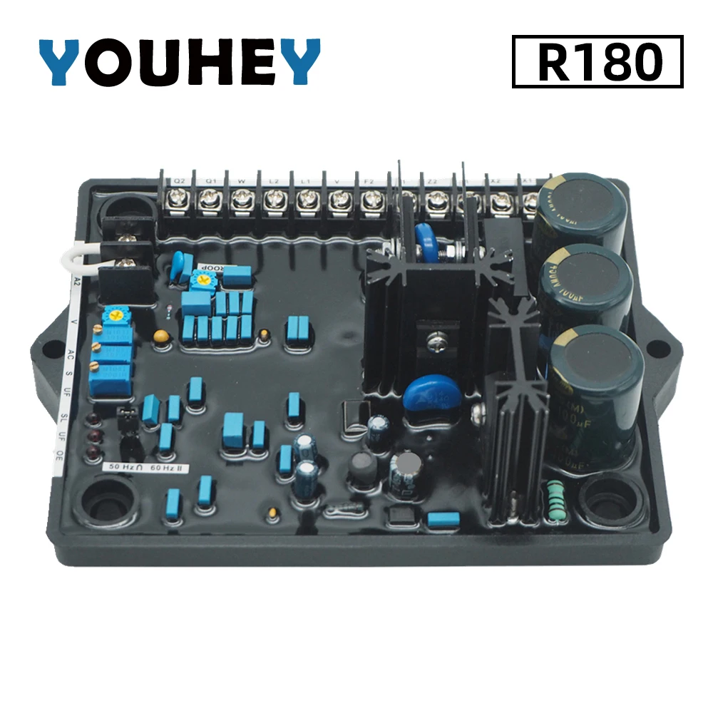 Original R180 AVR ปรับแรงดันไฟฟ้าอัตโนมัติ Leroy Smoer Brushless เครื่องกําเนิดไฟฟ้าดีเซลแรงดันไฟฟ้า Stabilizer Genset อะไหล่ 1