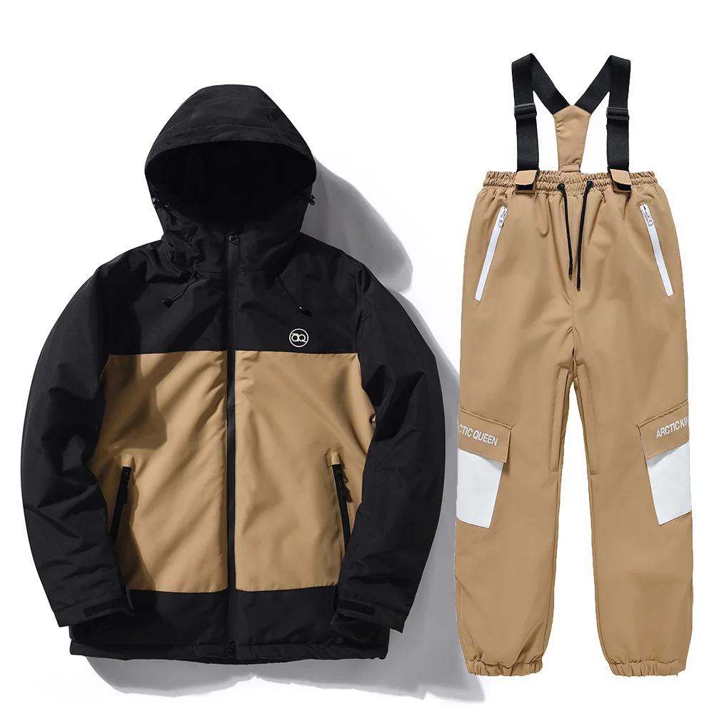 New Kids Ski Suit Children Windproof Waterproof Child Warm Snow Set Girls And Boy Winter Skiing And Snowboarding Set