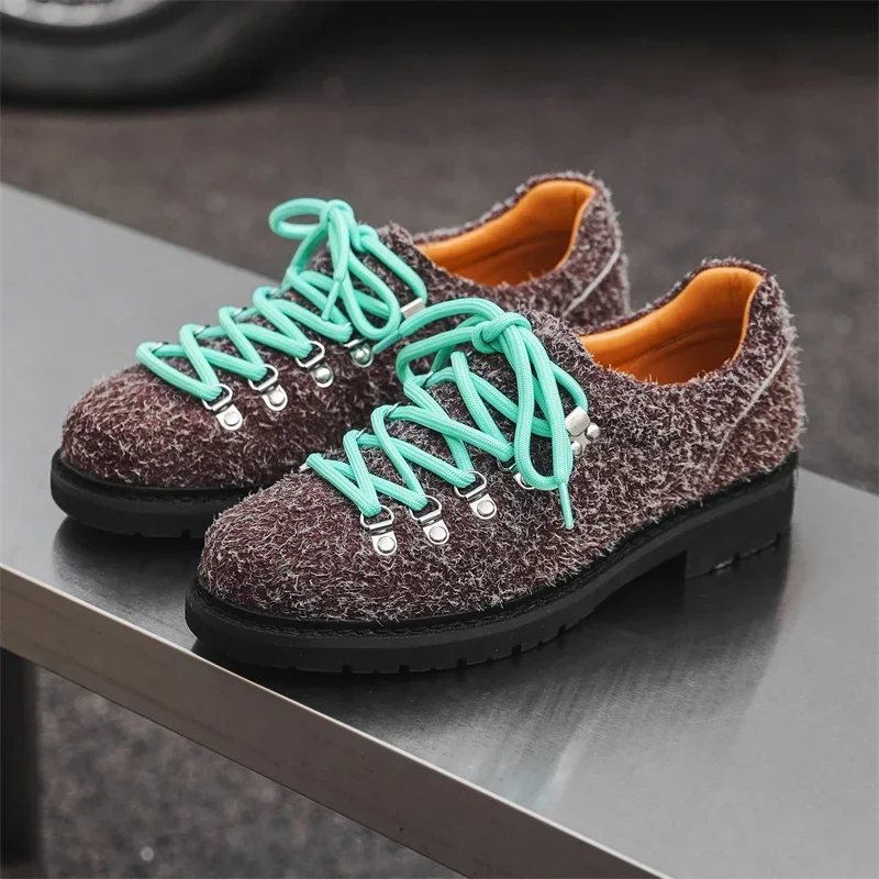 COZOK 2024 Autumn Winter New Fashionable Personalized Quality men's Casual Shoes Thick Bottom Comfortable Simple Handsome Charm 3