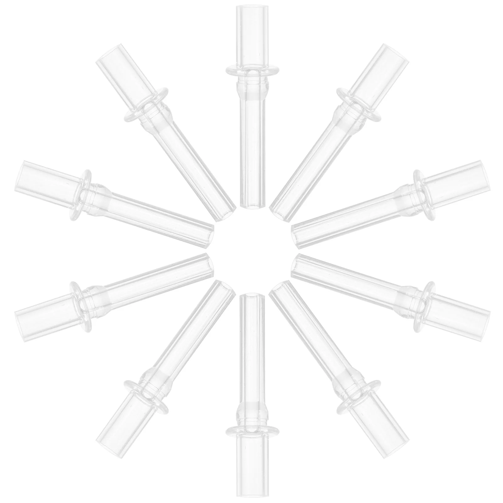 10 Pcs Straws Drinking Tip Bottle Silicone Tips for Bottles Sippy Cup Replacement Reusable