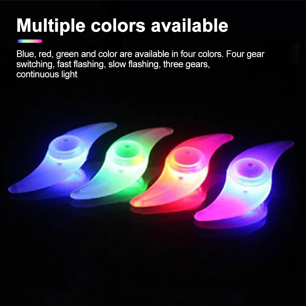 2pcs Waterproof Bike Wheel Spoke Light LED Safety Warning Cycling Lamp