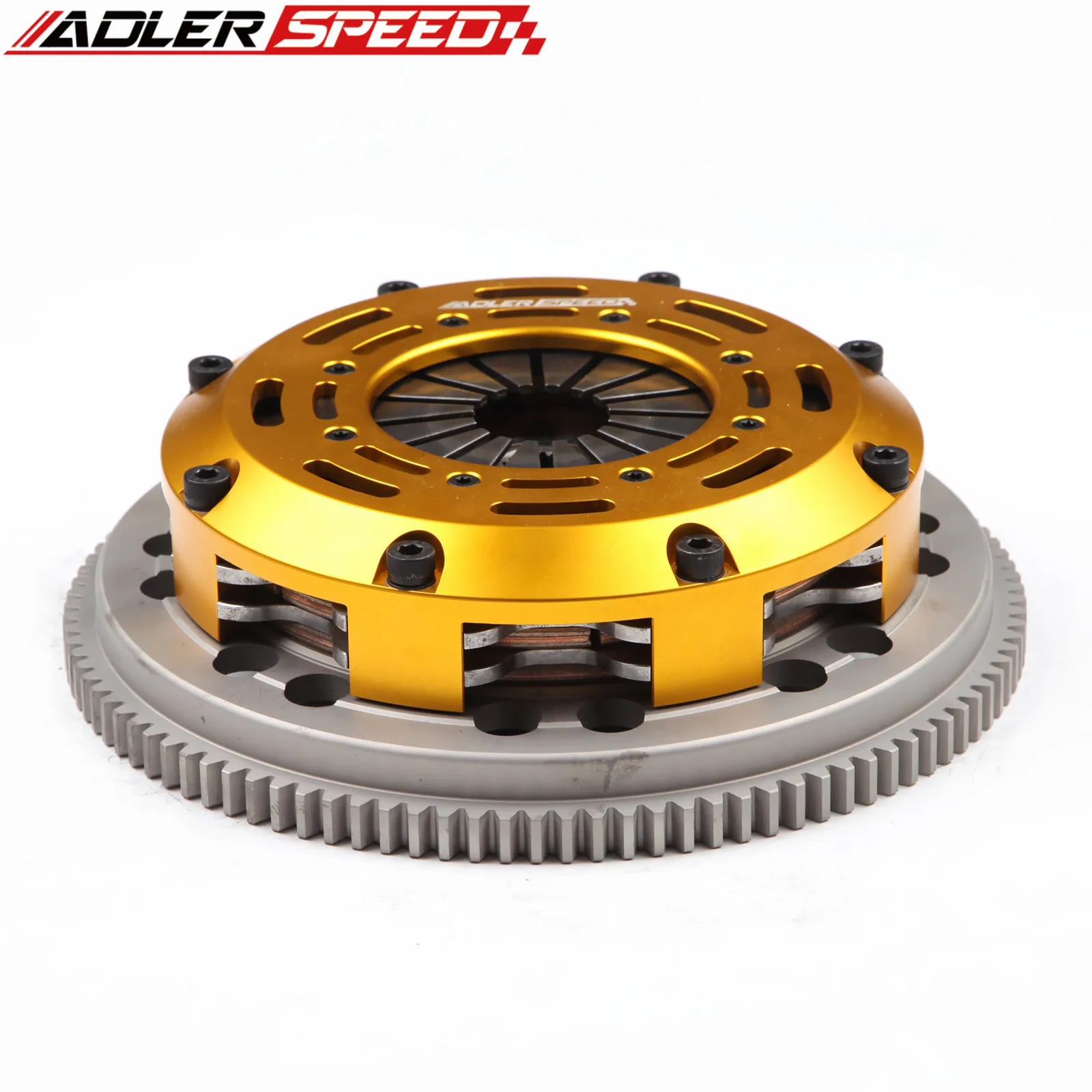 

ADLERSPEED Racing Clutch Twin Disc + Flywheel For 1998 - 2002 Chevrolet Prizm 1.8L 5-speed