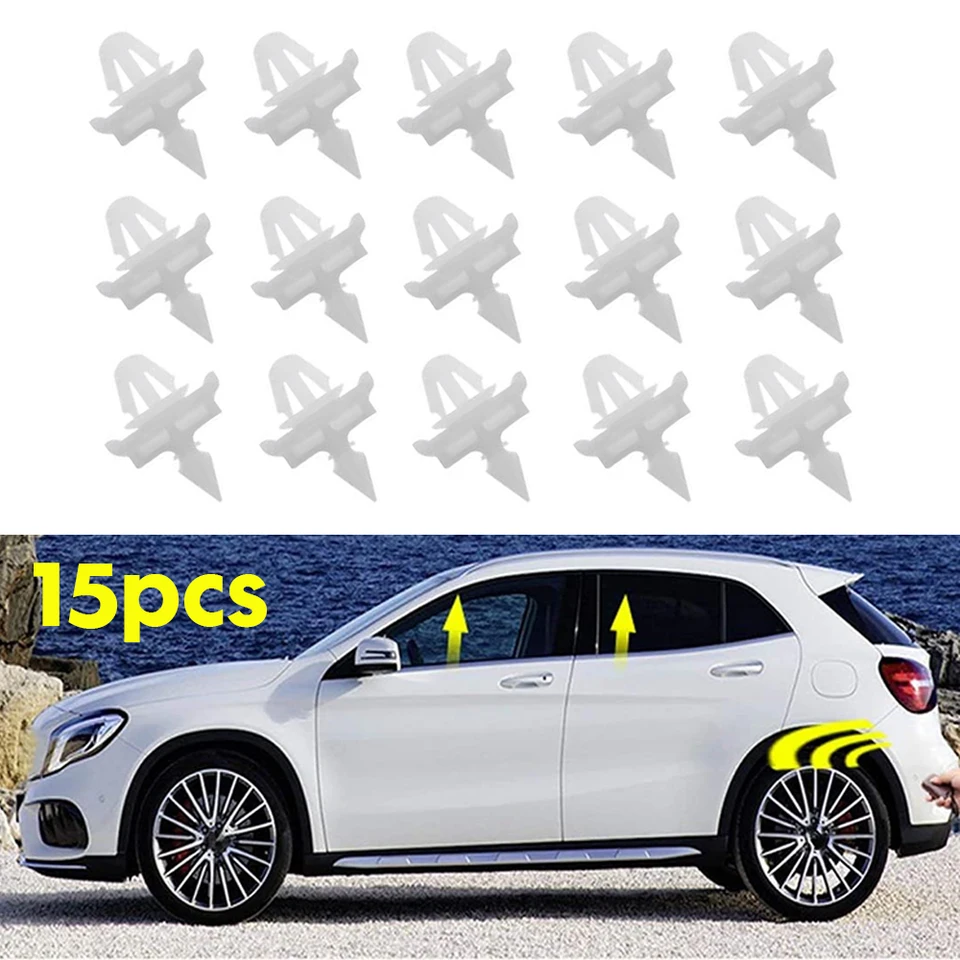 60pcs Seitentür Zierleisten Clips für Sacco 190 W201 W124 A124 S124 A0019884981 A0019885181