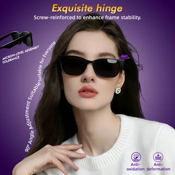 Smart Glasses with Speaker, Bluetooth glasses for Men and Women with Outdoor UV Protection,Support Voice Assistant/Android/Mac 6