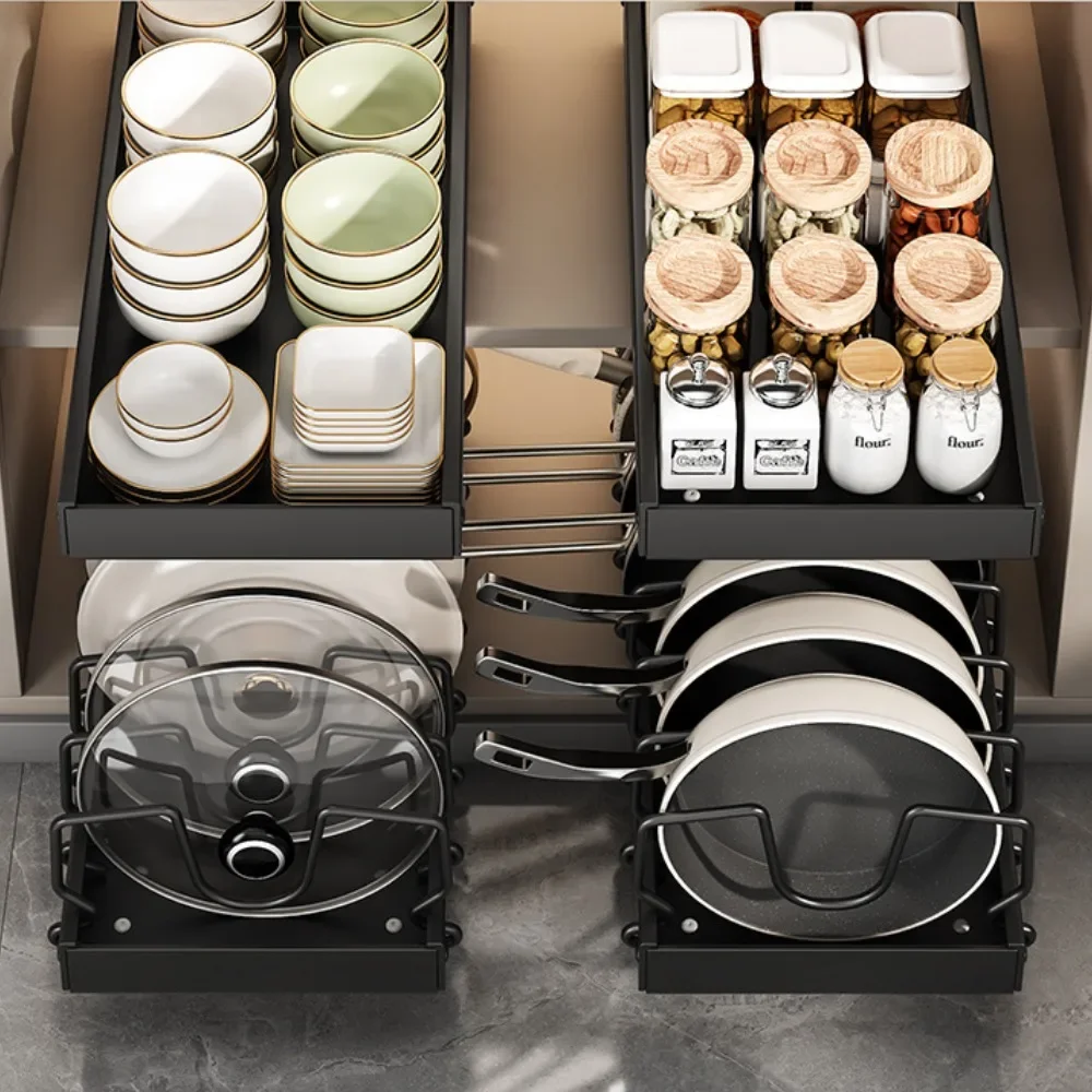Adjustable Pull-Out Kitchen Rack 2