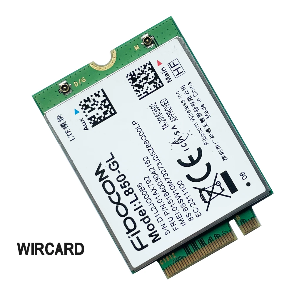 L850-GL M.2 Carta 01AX792 4G LTE Modulo Senza Fili Per ThinkPad X1 Carbonio Gen6 X280 T580 T480s L480 X1 Yoga Gen 3 L580 4.4