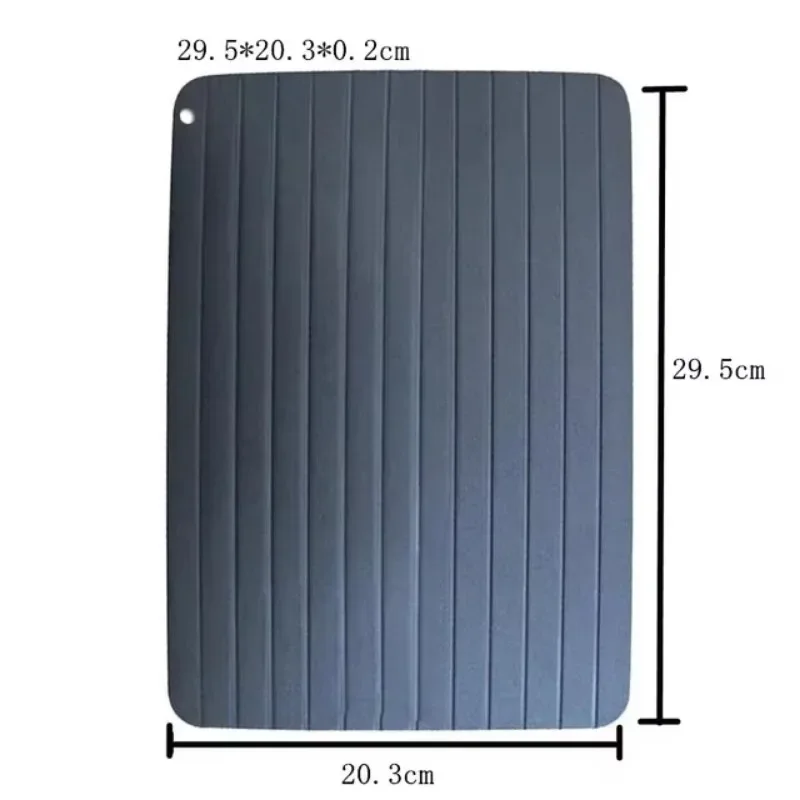 1pcs Fast Defrost Tray Fast Thaw Frozen Food Meat Fruit Quick Defrosting Plate Board Defrost Tray Thaw Master Kitchen Gadgets
