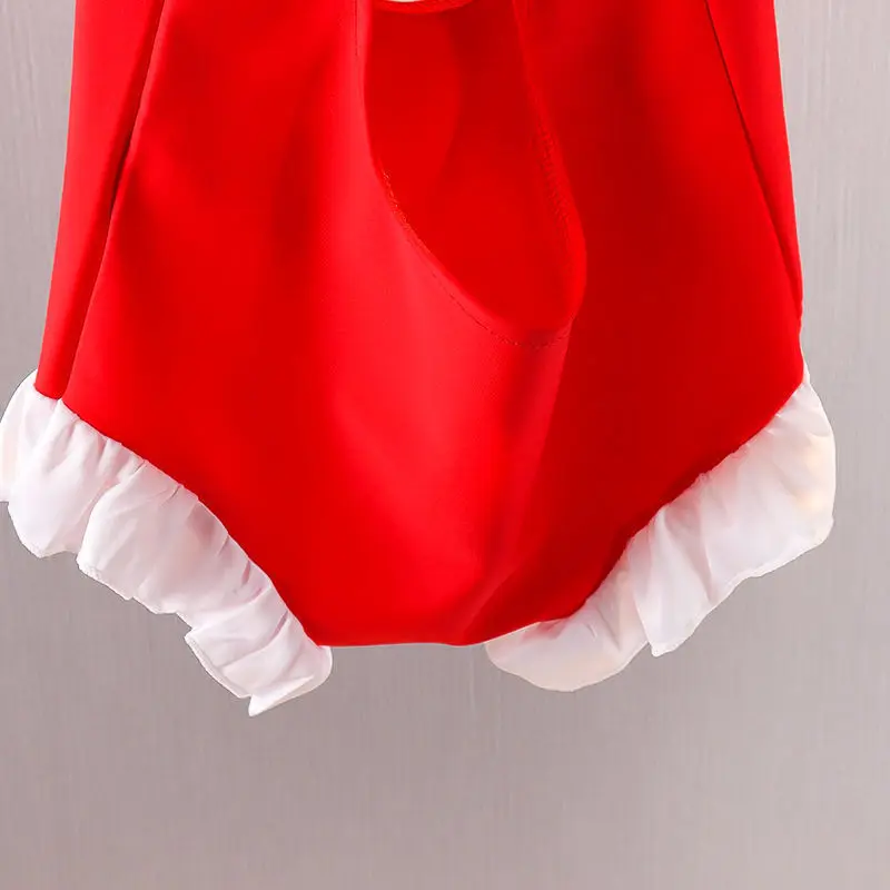 Lovely Red Bowknot Swimwear for Little Girl, Cute Swimsuits for Baby Girl