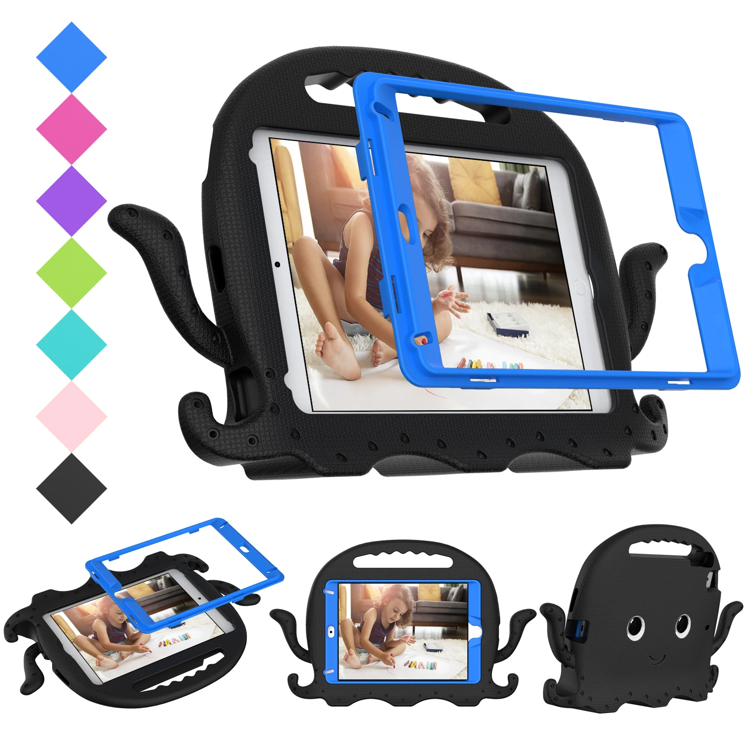 Octopuses EVA Kids Shockproof Tablet Cover