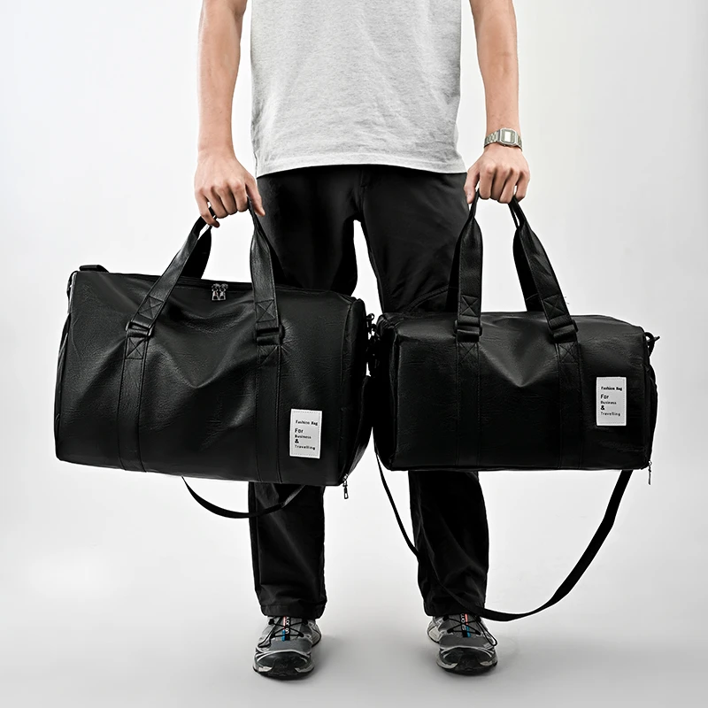 Large capacity light travel bag, carry on luggage, weekend business travel bag, dry wet separation