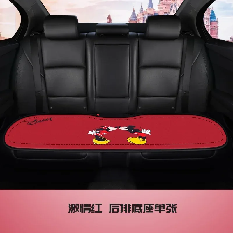 thumbnail image 1 of Cojín de asiento interior de coche con diseño de Mickey y Minnie de Disney, bonito y atractivo, accesorio antideslizante para todas las estaciones, funda de asiento para mujer, cojín de coche, regalo, 1 of 5