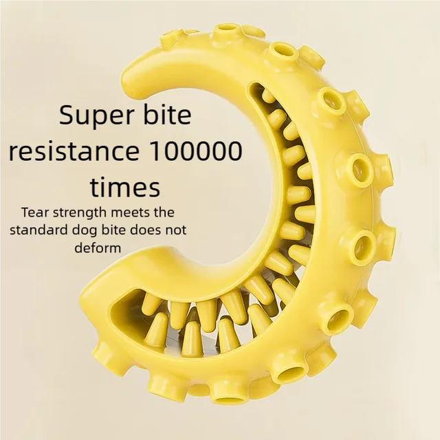 TPR Dog Chew Toys Bite Resistant for Small Medium Dogs Teeth Cleaning Interactive Toys Non Toxic Safe Pet Supplies for Chewing 4