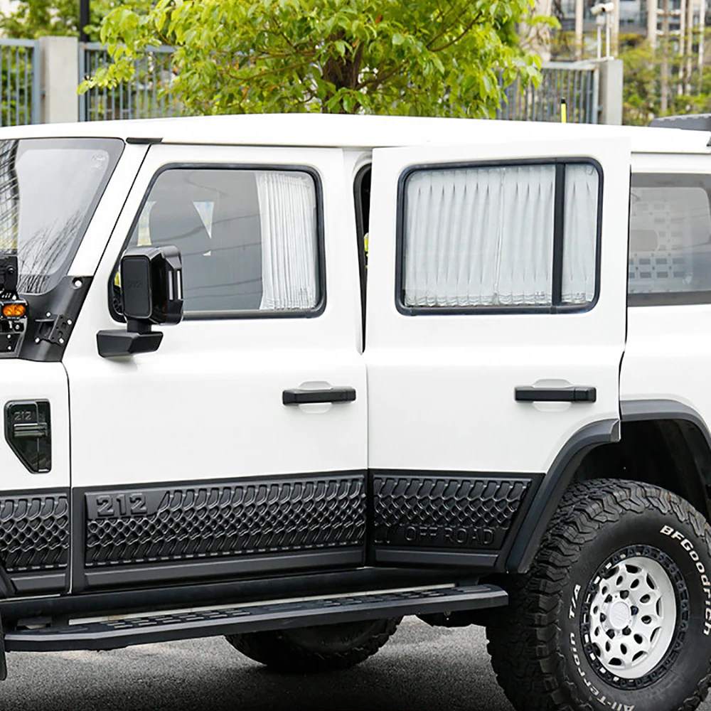 자동차 도어 스크래치 방지 장식 패널 액세서리 개조된 차체 보호 패널 도어 패널 BAIC 212 T01 2024-2026용