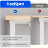 71 x 63 Inch Electric Height Adjustable Corner Desk, Sit Stand Computer Workstation, Preset Controller, Home, Office Desks 5