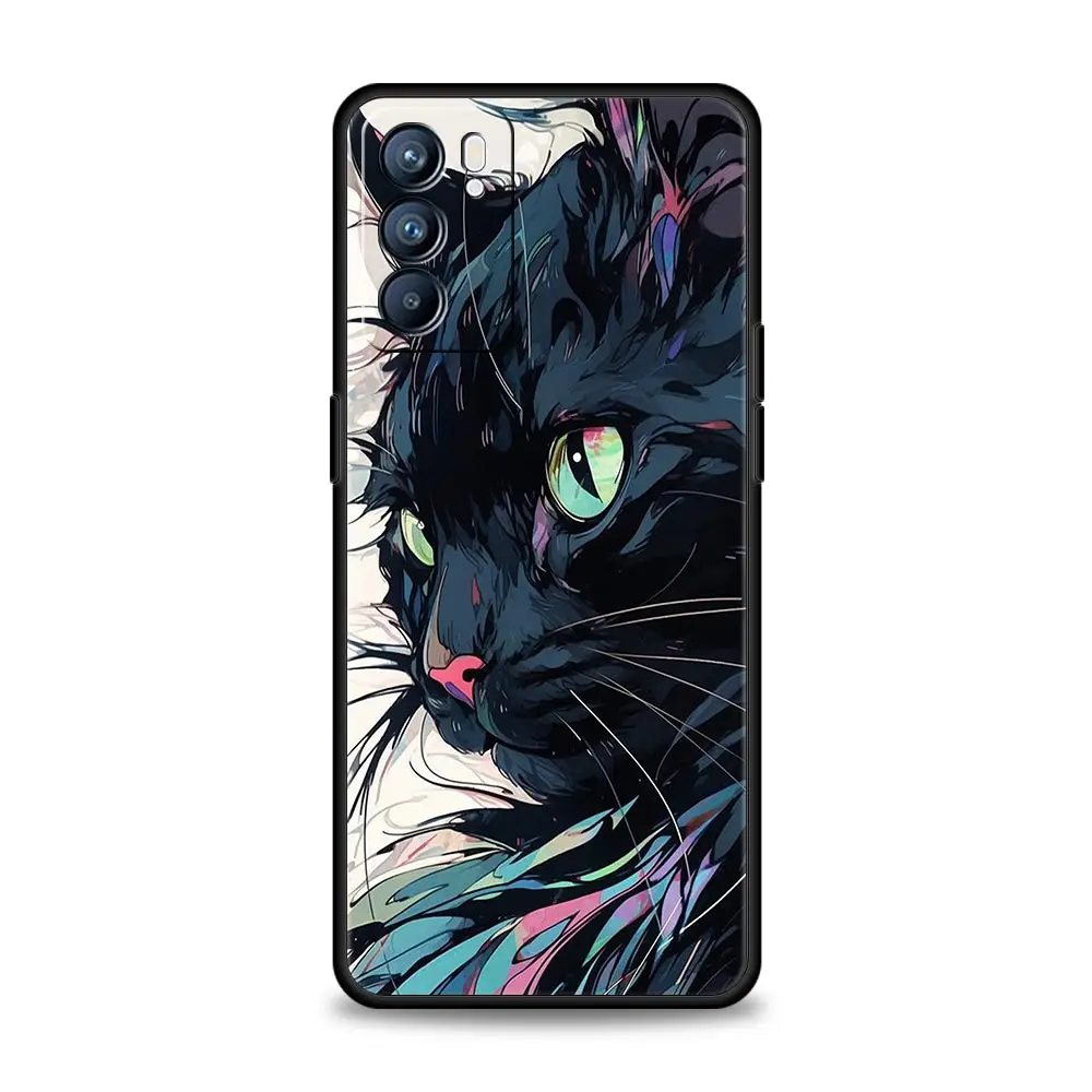 Adorable Cartoon Cat Phone Case Cover