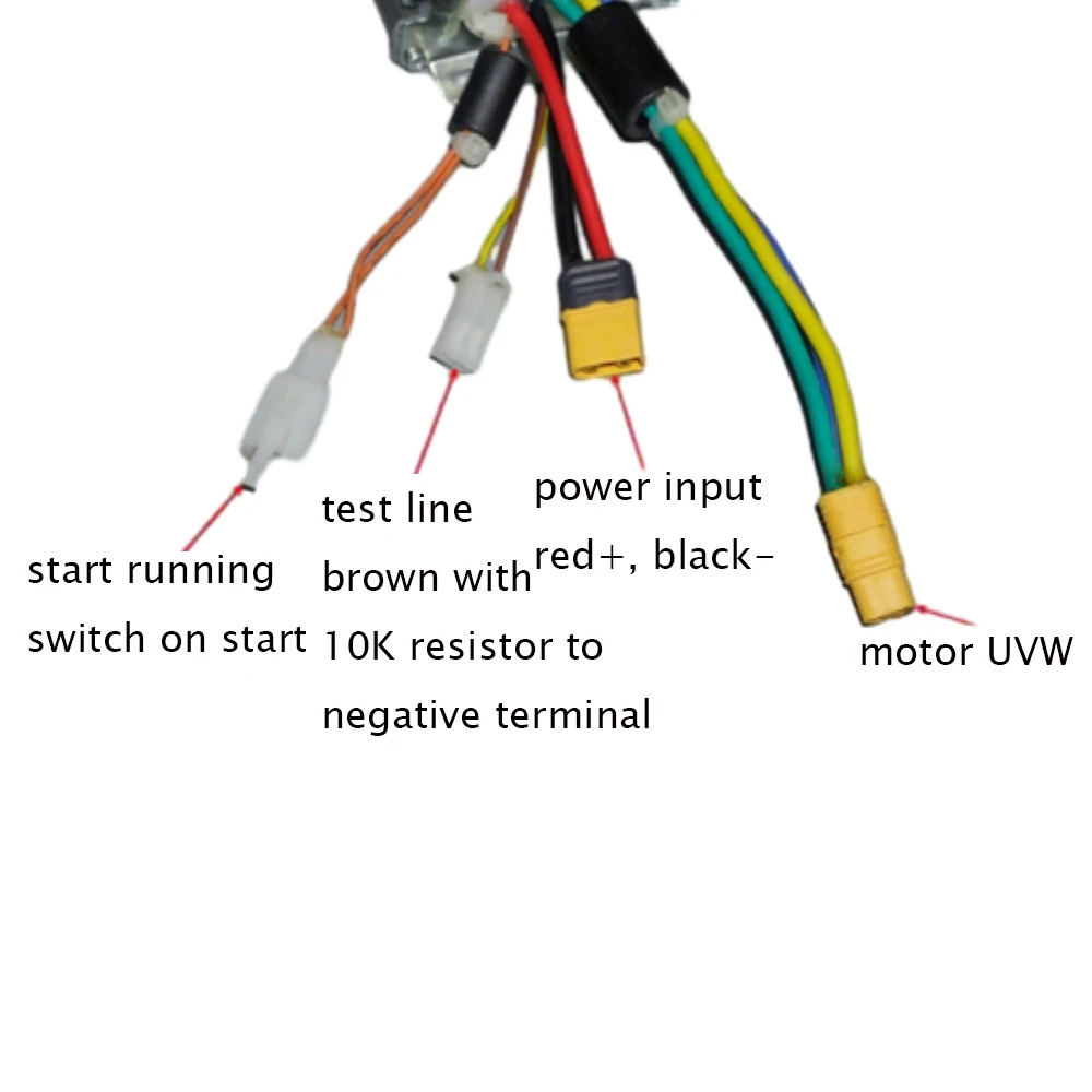 고출력 브러시리스 모터 컨트롤러, 일정한 속도, 전기 정원 기계, 3 상 브러시리스 드라이버, 홀 없음, 40V, 900W